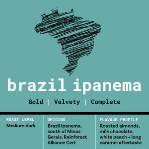 Brazil Ipanema Espresso Roast (RFA Cert.)